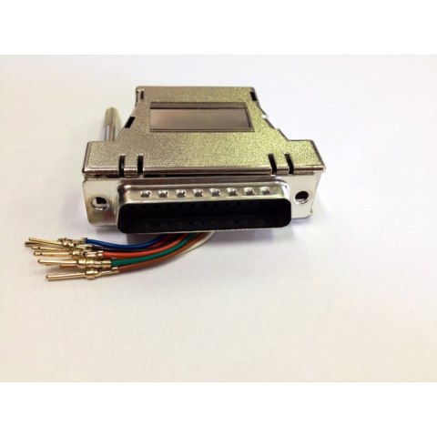 Adapter wtyk D-Sub 25-Pin DB25 na RJ45 gniazdo