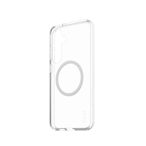 CARE CARE by PanzerGlass Flagship Case Transparent Urban Combat w. White Qi Compatible Samsung Galaxy S25 | CARE