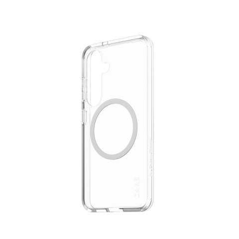 CARE CARE by PanzerGlass Flagship Case Transparent Urban Combat w. White Qi Compatible Samsung Galaxy S25 | CARE
