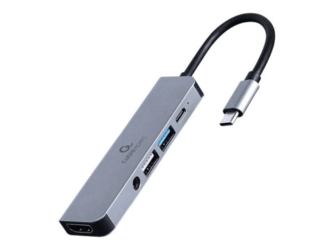 Cablexpert Cablexpert USB Type-C 5-in-1 multi-port adapter (Hub + HDMI + PD + stereo audio) | A-CM-COMBO5-02