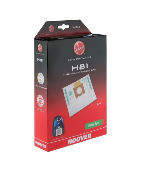 Hoover Hoover Pure Epa worki z mikrofibry do odkurzaczy H81, biały