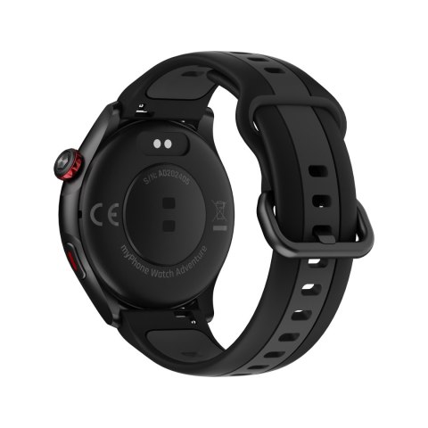 MyPhone MyPhone Watch Adventure | Smart watch | GPS (satellite) | AMOLED | 1.43" | Waterproof | Black