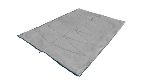 Outwell Outwell Starling Square Blue 10°C Left-Zipper Sleeping Bag for Camping, Blue | Outwell
