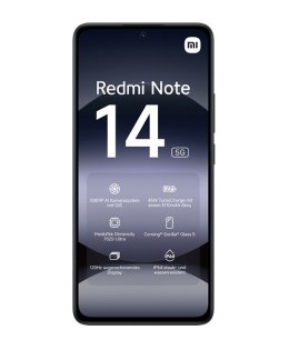 Xiaomi Phones Xiaomi Redmi | Note 14 | Midnight Black | 6.67 