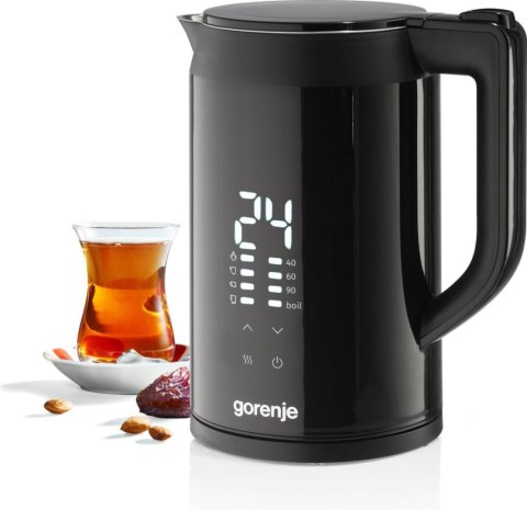 Gorenje Gorenje Kettle | K17DWDII | Electric | 2200 W | 1.7 L | Stainless Steel | 360° rotational base | Black