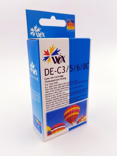 Wox Tusz Wox Cyan Canon BCI3EC / BCI6EC zamiennik 4480A002