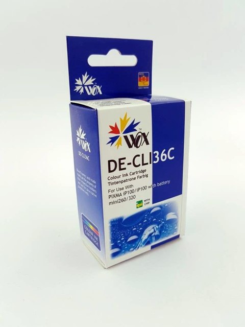 Wox Tusz Wox Trójkolorowy Canon CLI 36C zamiennik 1511B001