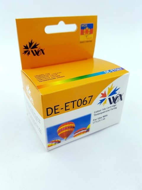 Wox Tusz Wox Trójkolorowy EPSON T067 zamiennik C13T06704010