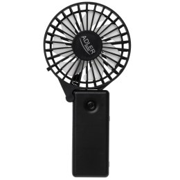 Adler Adler Foldable mini fan | AD 7336 | Desk fan | Black | Diameter 6.5 cm | Number of speeds 1