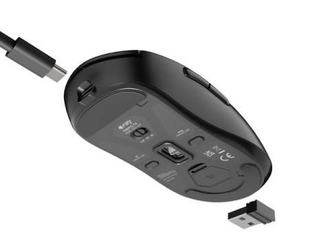 Fury Fury Gaming Mouse | Tanto T4 | Wired/Wireless | 2.4 GHz, Bluetooth, USB | Black