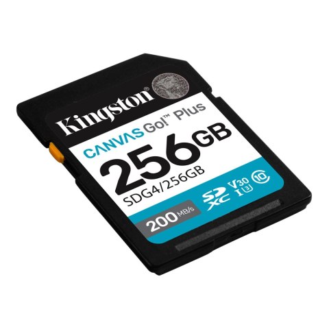 Kingston Kingston | Canvas Go! Plus | 256 GB | SD | Flash memory class Class 10, UHS-I, U3, V30