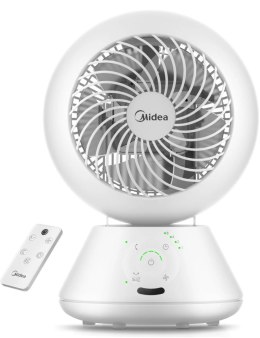 Midea Midea Fan | MDF24JRW TurboForce | Table Fan | White | Number of speeds 5 | Oscillation | Remote control