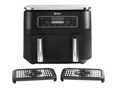 NINJA NINJA | AF300 | Air Fryer | Power 1 frying compartment: 1200 W; 2 frying compartments: 2400 W W | Capacity 7.6 L | Black