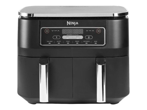 NINJA NINJA | AF300 | Air Fryer | Power 1 frying compartment: 1200 W; 2 frying compartments: 2400 W W | Capacity 7.6 L | Black