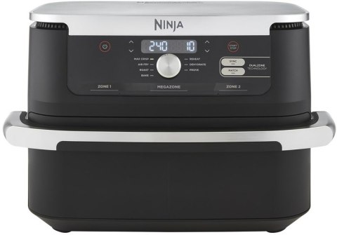 NINJA NINJA | Double Air Fryer | AF500EU Foodi FlexDrawer | Power 2470 W | Capacity 10.4 L | Black