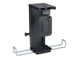 Neomounts Neomounts CPU-D075BLACK/LK CPU/PC holder - max 10 kg - lockable (incl. lock) - h 20-36 cm - w 5-10 cm - universal - black