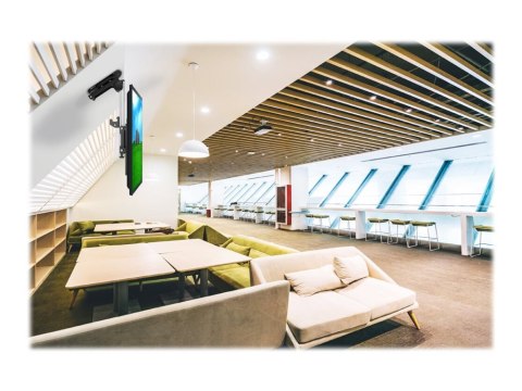 Neomounts Neomounts FPMA-C020BLACK Monitor/TV mount ceiling 1 screen - 10-40" - max 20 kg - VESA 75x75-200x200 - h 26,5-40 cm - black