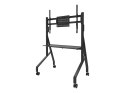 Neomounts Neomounts MOVE Go FL50-525BL1 TV trolley - 55-86" - max 76 kg - manual h 106-136 cm - VESA 100x100-900x600 - incl. hardware shel