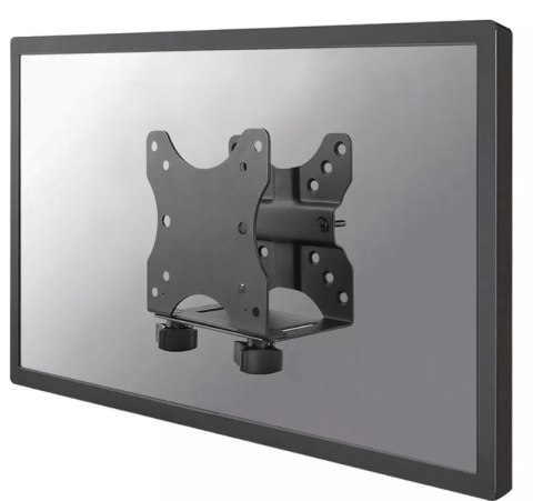Neomounts Neomounts NM-TC100BLACK Mini PC/NUC/Thin client holder - max 5 kg - VESA 50x50-100x100 - w 1,7-7 cm - universal - black