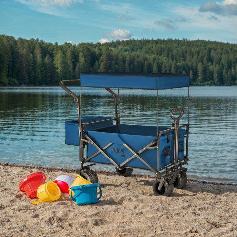 NC2605 WÓZEK NIEBIESKI 120L NILS CAMP