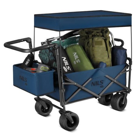 NC2605 WÓZEK NIEBIESKI 120L NILS CAMP
