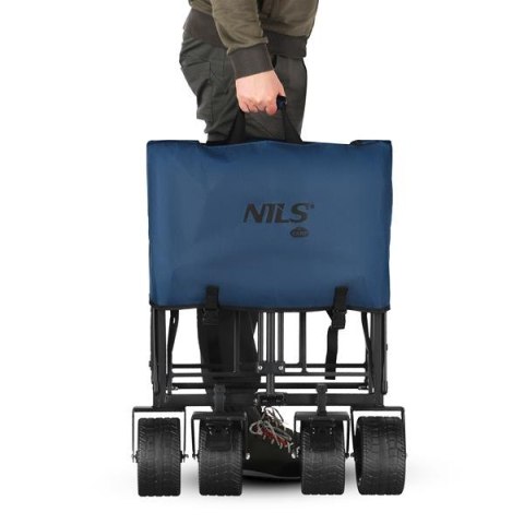 NC2605 WÓZEK NIEBIESKI 120L NILS CAMP