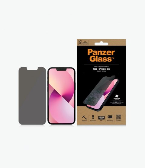 PanzerGlass PanzerGlass | Ochraniacz ekranu - szkło - z filtrem prywatności | Apple iPhone 13 mini | Szkło hartowane | Przezroczysty