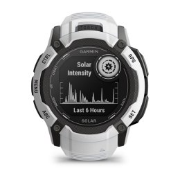 Zegarek sportowy Garmin Instinct 2X Solar 50mm Biały