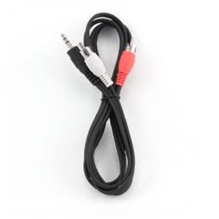 Cablexpert Kabel audio Cablexpert | Męski | RCA x 2 | Minijack stereo 3.5 mm | 1.5 m | Gwarancja: 12 miesięcy