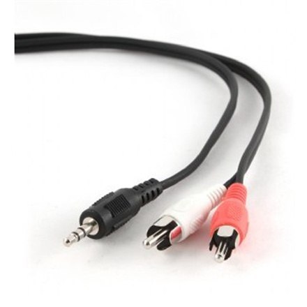 Cablexpert Kabel audio Cablexpert | Męski | RCA x 2 | Minijack stereo 3.5 mm | 1.5 m | Gwarancja: 12 miesięcy