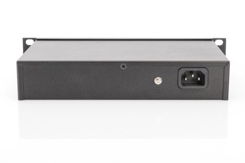 Digitus Digitus | 8-portowy przełącznik Gigabit Ethernet | DN-80114 | Niezarządzany | Do montażu w szafie | Ilość portów 10/100 Mb/s (RJ