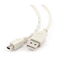Cablexpert Kabel USB Cablexpert, Męski, 4 pin USB Typ A - Męski, Beżowy, Mini-USB Typ B, 0,9 m, Gwarancja 12 m-c.