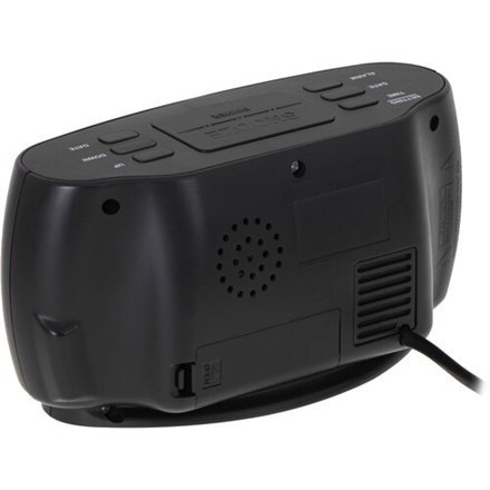 Adler Adler | Zegar z termometrem | AD 1186 | Czarny