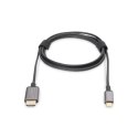 Digitus Kabel adaptera wideo Digitus | 19-pinowy HDMI typu A | męski | 24-pinowy USB-C | męski | czarny | 1,8 m