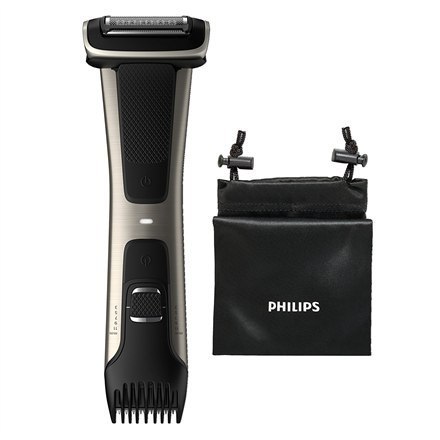 Philips Philips | BG7025/15 | Showerproof body groomer | Body groomer | Number of length steps 5 | Black/Stainless