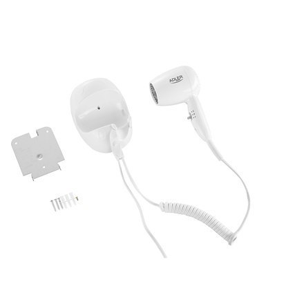 Adler Adler | Suszarka do włosów dla hoteli i basenów | AD 2252 | 1600 W | Liczba ustawień temperatury 2 | Biały