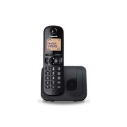 Panasonic Panasonic | Bezprzewodowy | KX-TGC210FXB | Wbudowany wyświetlacz | ID dzwoniącego | Czarny | Pojemność książki telefonicznej 50 