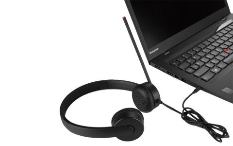 Lenovo Lenovo | Essential Stereo Analogowy zestaw słuchawkowy | Essential Stereo | Tak | 3,5 mm