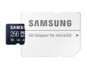 Samsung Samsung | Karta microSD | PRO Ultimate | 256 GB | Karta pamięci microSDXC | Pamięć flash klasy U3, V30, A2 | Adapter SD