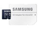 Samsung Samsung | Karta microSD | PRO Ultimate | 256 GB | Karta pamięci microSDXC | Pamięć flash klasy U3, V30, A2 | Adapter SD