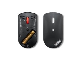 Lenovo Lenovo | ThinkPad Bluetooth Silent Mouse bez baterii | Bezprzewodowa | Bluetooth 5.0 | Czarna | 1 rok(y)