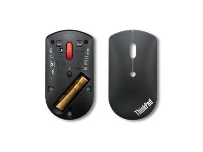 Lenovo Lenovo | ThinkPad Bluetooth Silent Mouse bez baterii | Bezprzewodowa | Bluetooth 5.0 | Czarna | 1 rok(y)