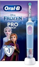 Oral-B Oral-B | Vitality PRO Kids Frozen | Szczoteczka elektryczna | Ładowalna | Dla dzieci | Niebieska | Ilość głowic szczoteczki w ze