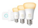 Philips Hue Philips Hue | WA Starter Kit 11W A60 E27 3szt, Bridge, Switch | E27 | 11 W | Ciepła do chłodnej bieli 2200-6500K + 16 milionów k