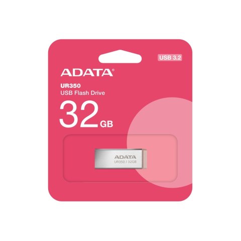 ADATA ADATA | Pamięć USB | UR350 | 32 GB | USB 3.2 Gen1 | Brązowy