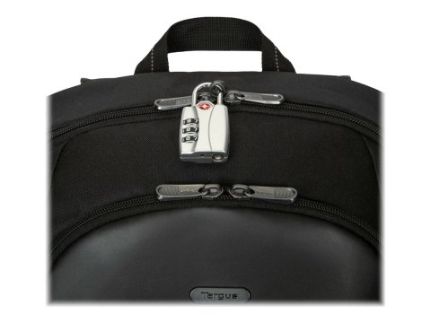Targus | Nowoczesna Klasyczna | TBB943GL | Idealna na Laptopy do 15-16 cali | Plecak | Kolor Czarny | Pasek na Ramię
