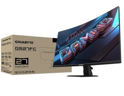 Gigabyte Gigabyte Gaming Monitor GS27FC EK1 27 " VA FHD 1920 x 1080 16:9 1 ms 250 cd/m² Black HDMI ports quantity 2 180 Hz