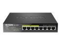 D-Link D-Link | 8-portowy przełącznik Gigabit PoE (4xPoE) | DGS-1008P | Niezarządzany | Desktop | Typ zasilania Zewnętrzny
