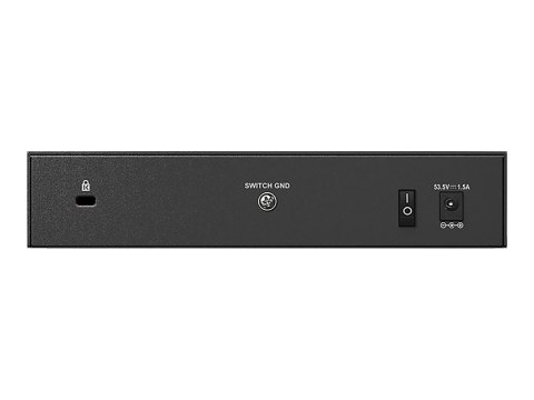 D-Link D-Link | 8-portowy przełącznik Gigabit PoE (4xPoE) | DGS-1008P | Niezarządzany | Desktop | Typ zasilania Zewnętrzny
