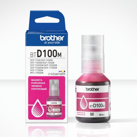 Brother Brother BTD100M Genuine Magenta Ink Bottle